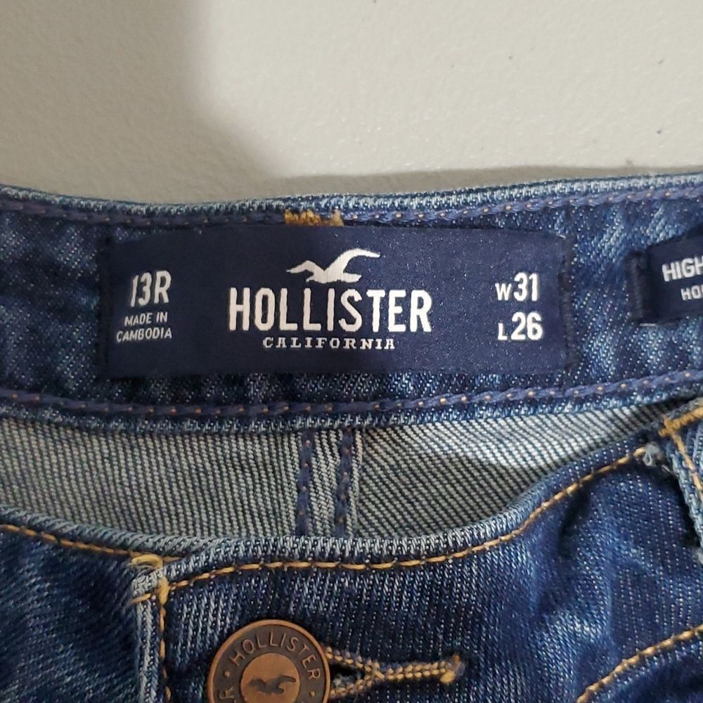 HOLLISTER 31x26 High Rise Slim Straight Jeans - Picture 6 of 8